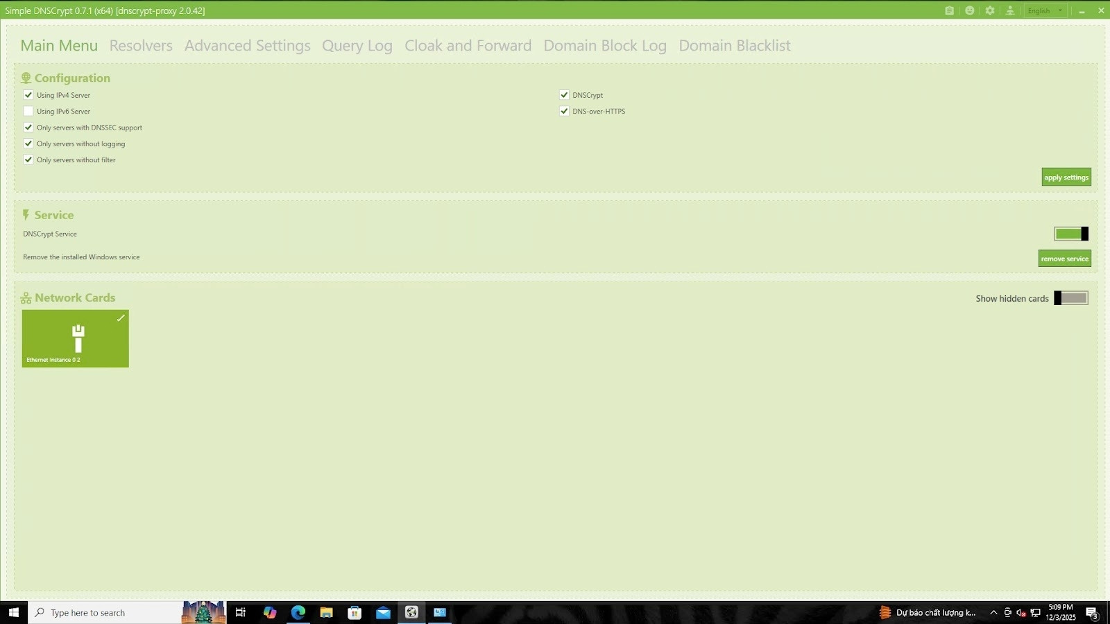 DNSCrypt là gì? Nguyên lý và cách hoạt động của DNSCrypt 31 Cấu hình Simple DNSCrypt