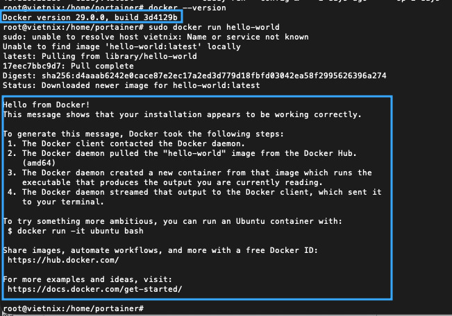 Docker Engine là gì? Hướng dẫn cài đặt Docker Engine trên các nền tảng 18 Cài đặt Docker Engine trên Ubuntu