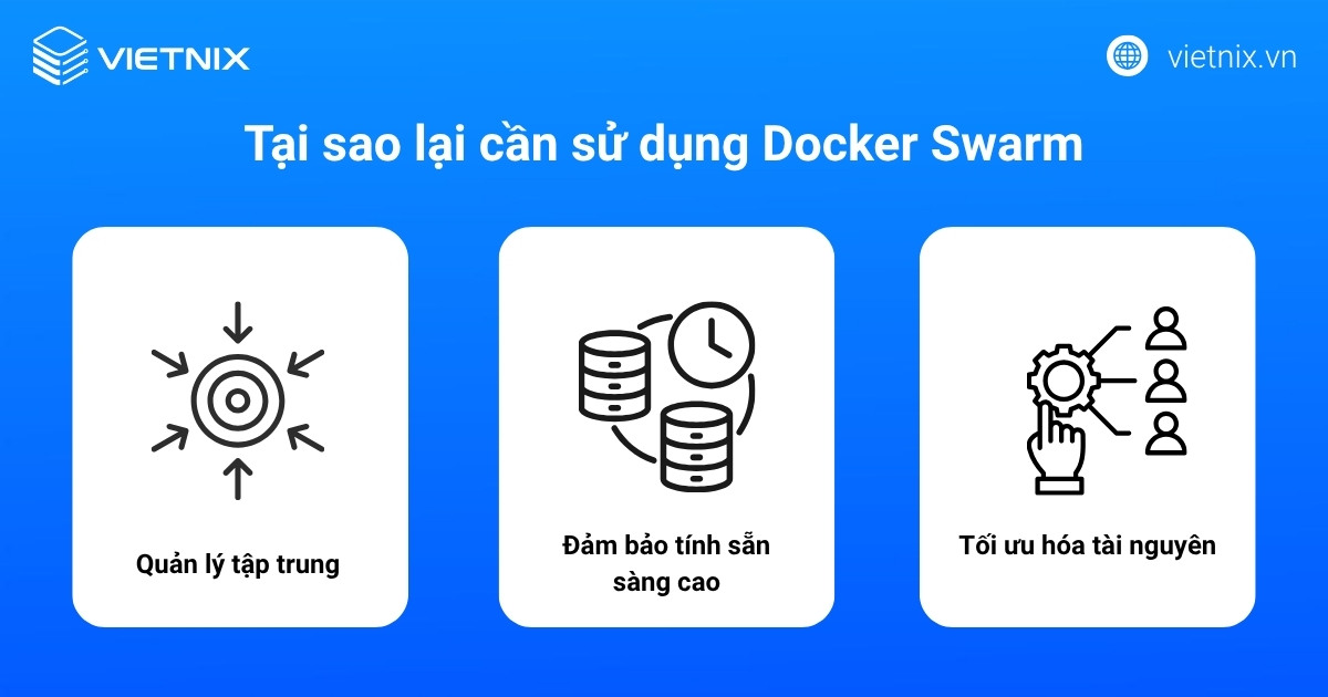Tại sao lại cần sử dụng Docker Swarm