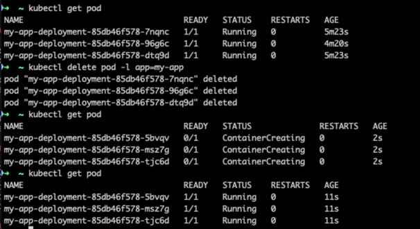 Khi cần thao tác trên nhiều Pod theo label