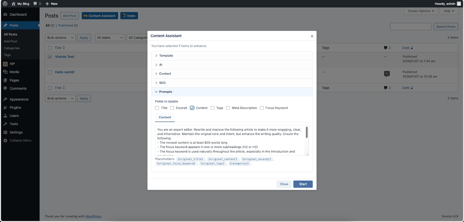 Bạn có thể điều chỉnh bài viết do AI tạo ra