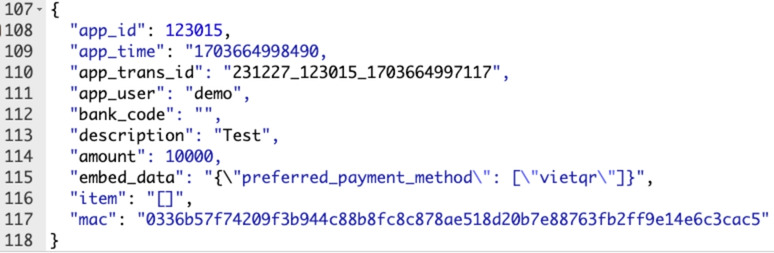 Tạo yêu cầu tạo đơn hàng từ hệ thống