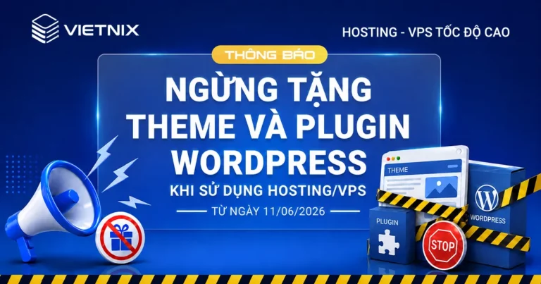Ngừng tặng theme và plugin WordPress