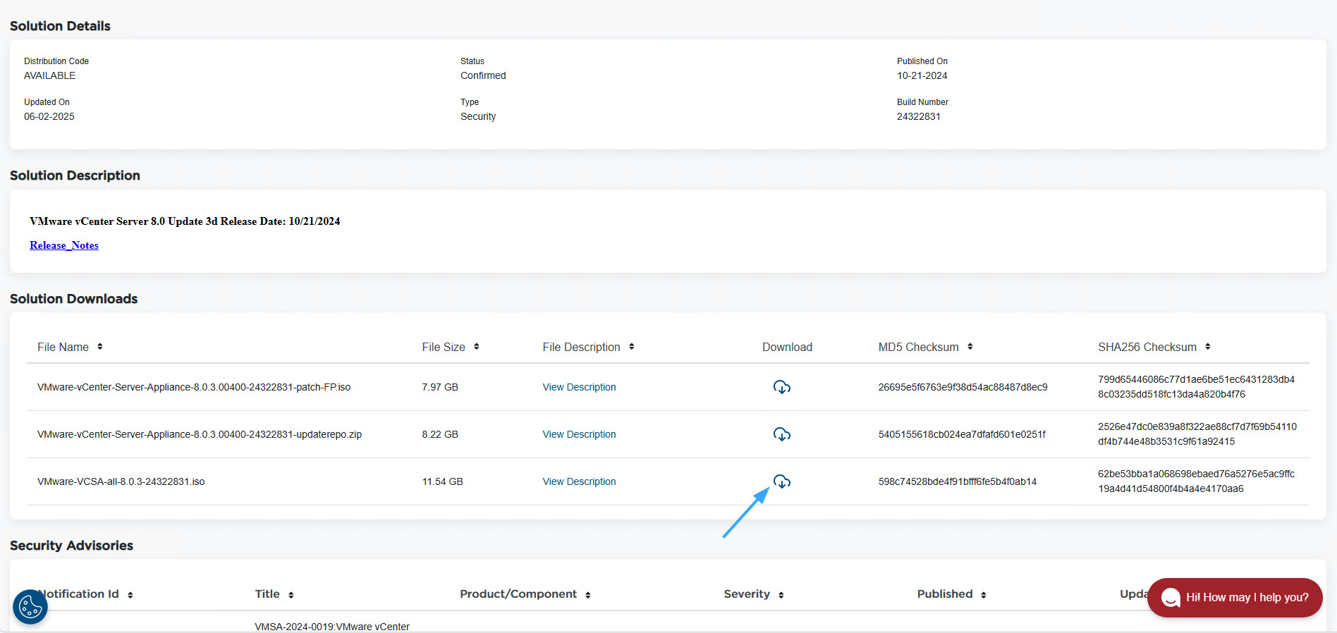 Tải ISO cài đặt VMware vCenter Server