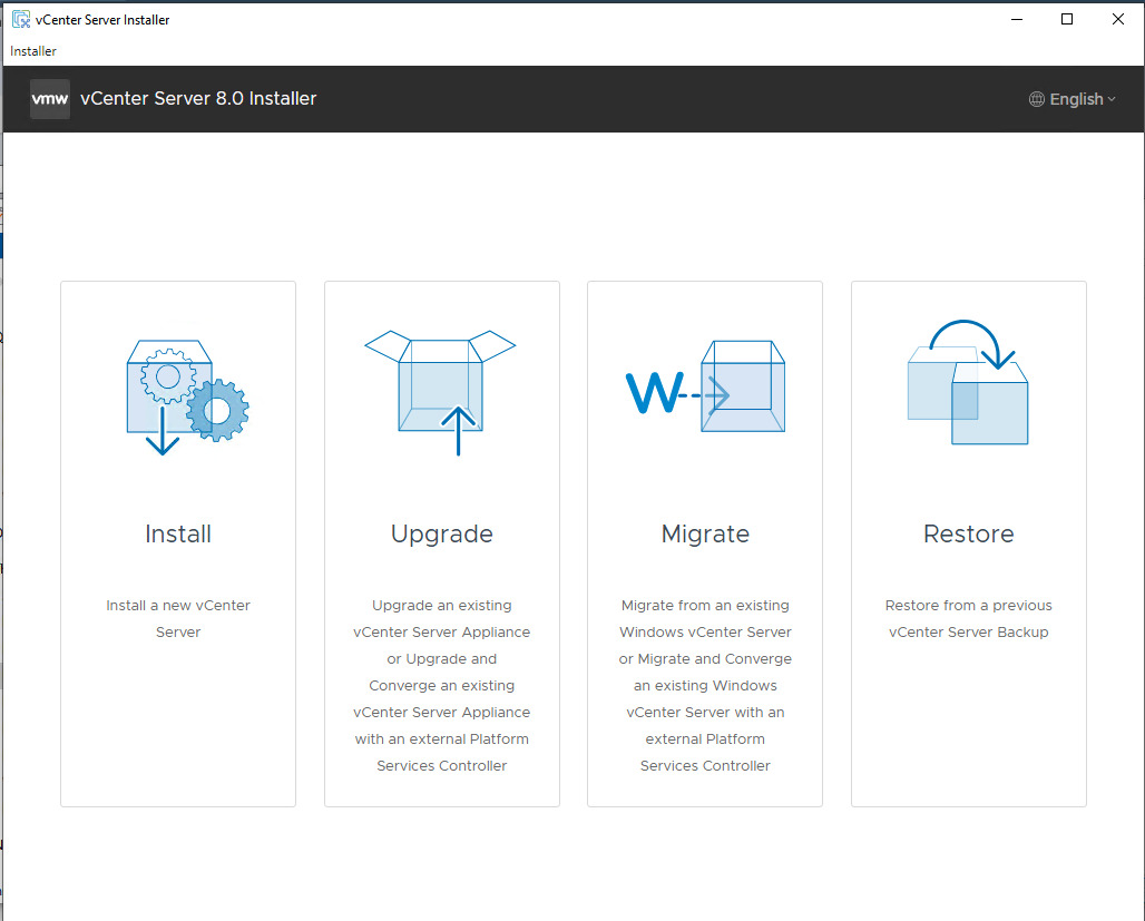 Cài đặt Install vCenter Server