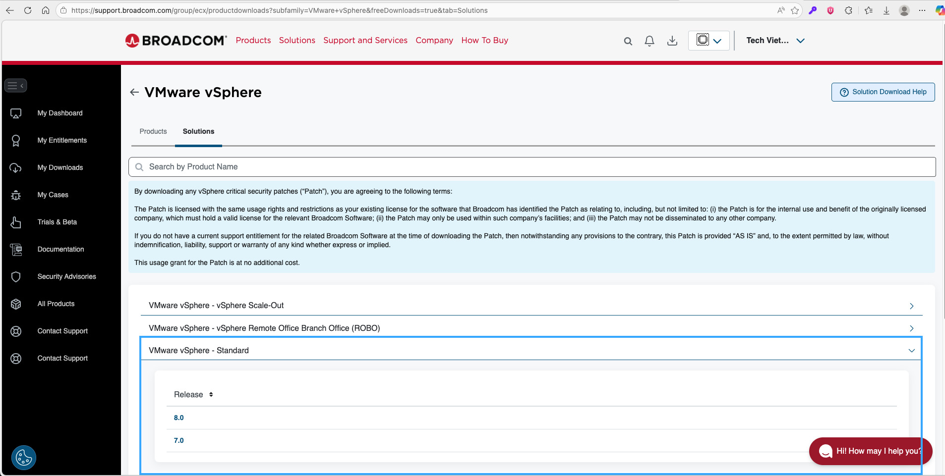 Vào VMware vSphere