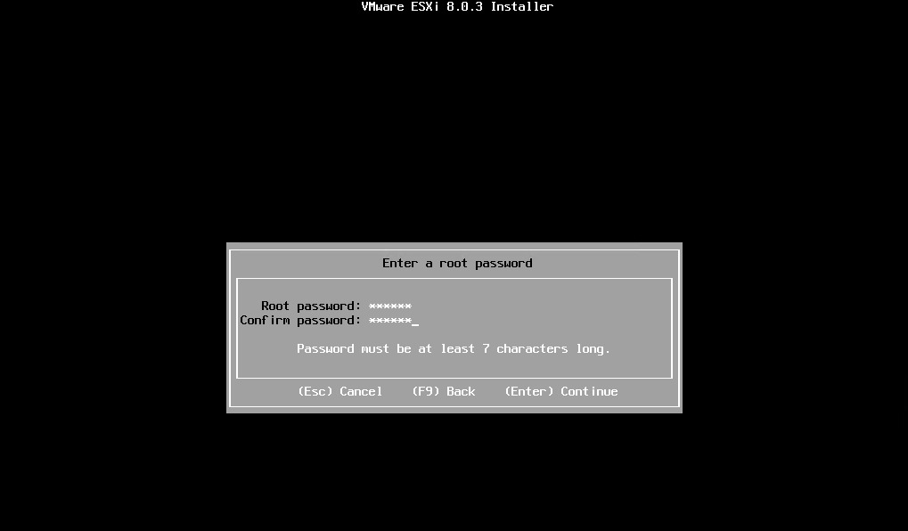 Cài đặt mật khẩu root
