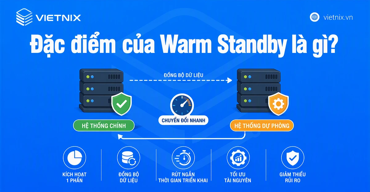 Đặc điểm của Warm Standby là gì?