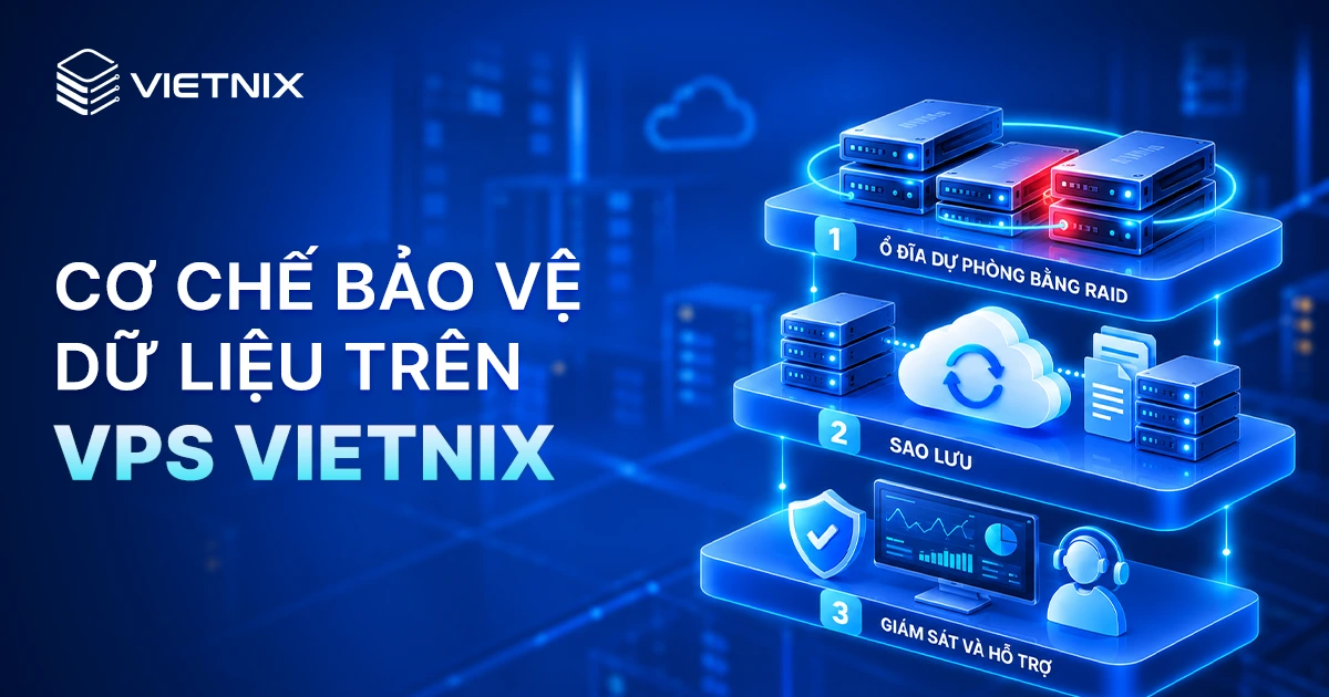 Cơ chế bảo vệ dữ liệu trên VPS Vietnix