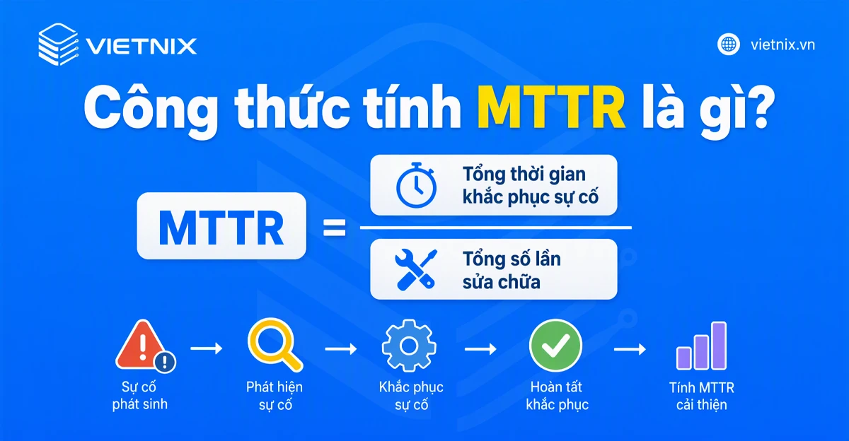 MTTR là gì? Hướng dẫn cải thiện MTTR hiệu quả 17 Công thức tính MTTR là gì?